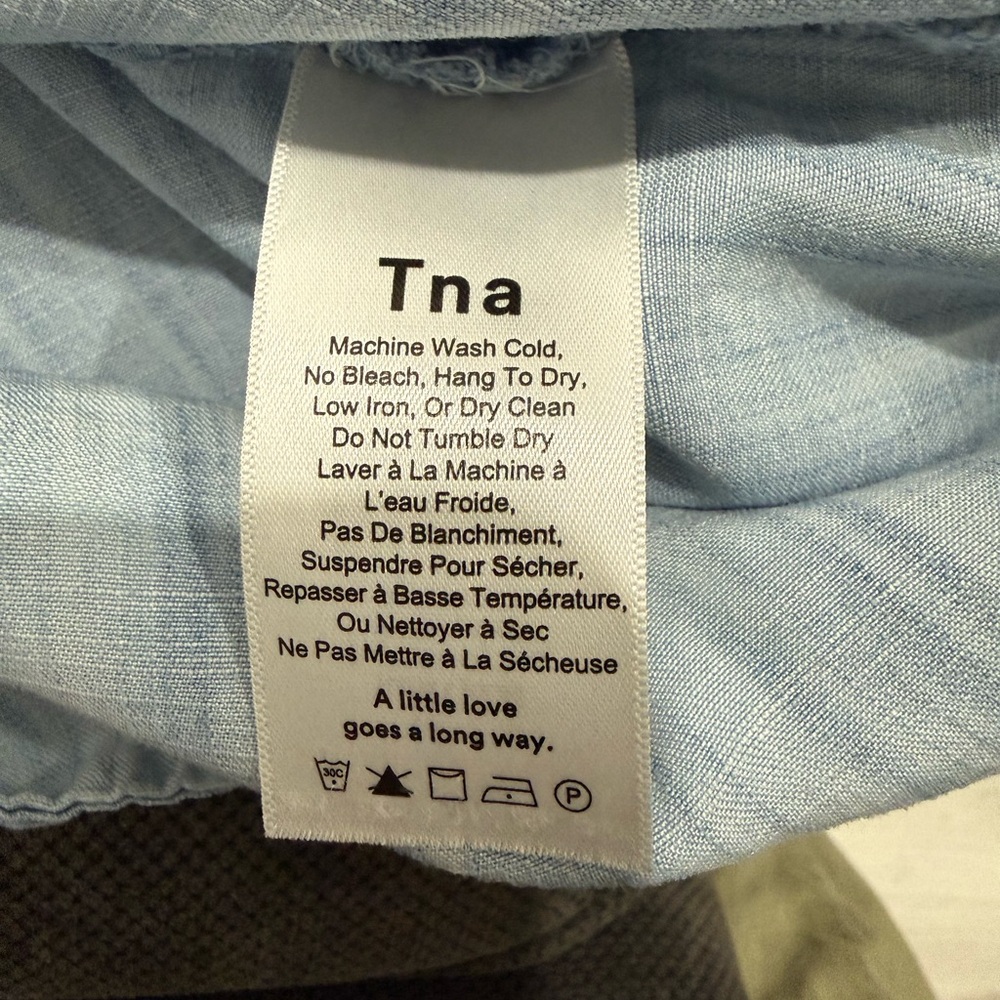 TNA Light Blue Denim summer dress - Picture 8 of 9